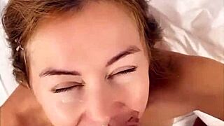 Petite Babe Woke Up With Dick In Pussy And Got Morning Cum On Cute Face