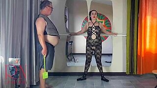 Can a Bad Dancer Handle Regina Noir's Choreographer Training with Undressing and Spanking?