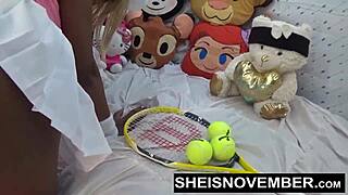 Young Black Slut's Wet Pussy Fingered