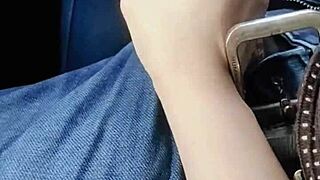 Nri canadian college girl enjoys car fun with brother