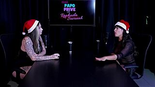 i demonstrate my blowjob skills, strip naked, and show off my beautiful tits