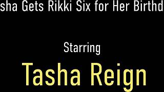tasha reign and rikki six dive into a wild pussy party