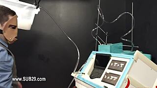 Extreme bdsm rope action with asshole fucker