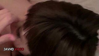 Seductive JAV star delivers intense blowjob before hardcore seduction