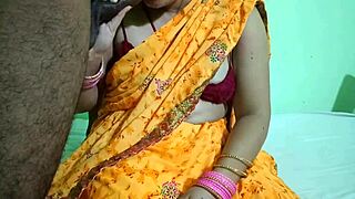 This Indian guy is fucking his son's tuition teacher right in the bedroom.