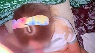 Estudiante Primeriza Chupándola Como Una Paleta A Su Profe De Matemáticas Después De La Escuela También Le Dio Su Panochita Tierna Al Profe En Sus Ojos Se Ve Que Le Gustaba La Verga