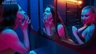 Picked Up A Girl In The Night Club Toilet And Tasted Her Pussy - Bella Mur&Sofia Simens.