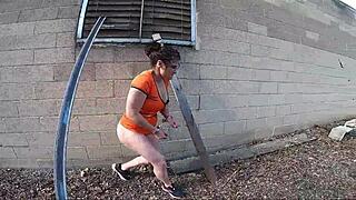 In this prison break story, the anal plugged escapee makes a quick getaway in part 1