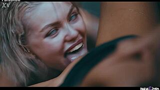 real horny blonde craving for wet pussy goes after girls and turns cottage into hot sex cabin possessed lesbians slime squirt