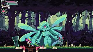 this cuphead style pixel hentai game features flipwitch in forbidden sex hex p5