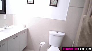 seduced by latina stepdaughter in the shower