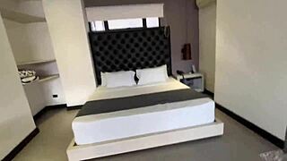 perfect body babe relaxes in jacuzzi