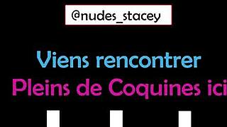 Stella jeune meets pretty blonde with big breasts on coquine2france, part 1