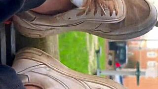 does this chubby latina give a nice ride in backstage homemade with armpit licking and farting?