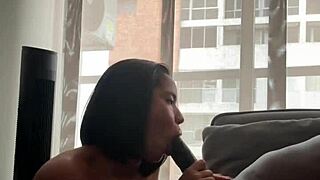 my stepfather's huge cock slides into my tight 18+ mouth, feeling so full and loved