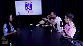 Bold Interview With Alice Vasconcelos In Sheer Red Lingerie During Porn Cast Brazil