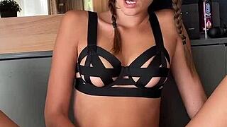 18Yo Teen 18+ Model Solo Masturbation And Dildo Riding Until Orgasm