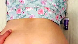 Watch My Husband Pound Me Hard in Doggystyle! Chubby Slut in Dress, Fishnets, and Pantyhose.