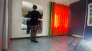 Spank Ballerina's Ass, Punish Bad Dancer, Regina Noir Teacher Scolds and Fucks Mouth and Pussy at Ballet Studio Part 2