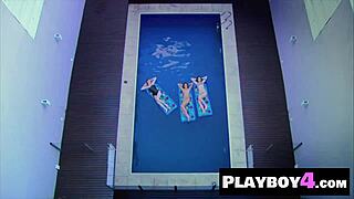 What makes this gorgeous brunette lesbian Jazmin moan during her sensual massage and passionate kissing session?