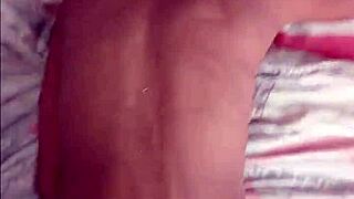 White man fucks sexy hot black girl doggystyle & missionary best sex ever & blowjob until cum!