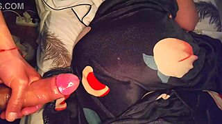 the stepfather sneaks into his stepdaughters bedroom, jerks off while watching her sleep, then gives her a morning creampie