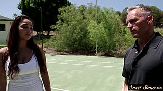 Curvy Stepteen 18+ Bouncing On Cock In Fantasy After Tennis