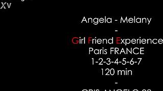 i had a threesum with angela n melany after werk in paris, it wuz wild.