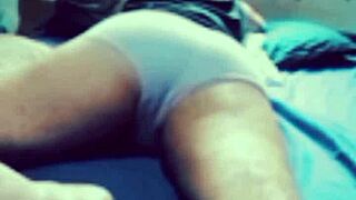 Is this hot man broadcasting in a private room?