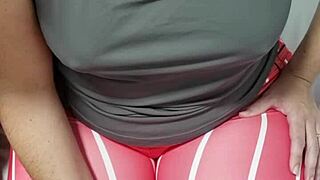 Why is this chubby housewife cheating on her cuckold husband while he watches?