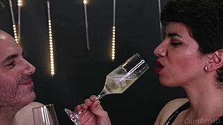 Veselá oslava nového roku s kamarády