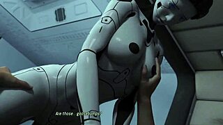 Эй, глянь на эту busty AI секс-робота, которая берет глубоко!