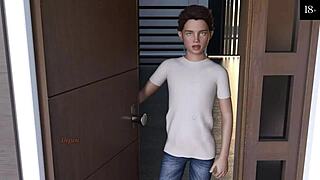 hey, wanna see what happens in my cute roommate part 9 with wild dorm action?