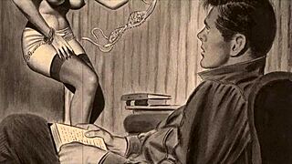 うーん、ヴィンテージエロアートが興奮するんだよね？