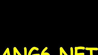 Hunk kör sin kuk hårt in i hotties tighta fitta i rå action