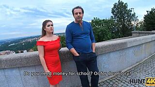 Hunter z Hunt4k płaci rachunki, by wyruchać dziewczynę faceta w zamian