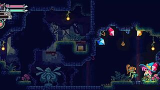 Flip witch pixel hentai joc episodul 7 prezintă o fată goblin fierbinte model alegând calea pornostar