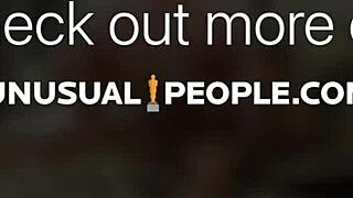 امرأة منحنية بأكبر صدر في العالم تحصل على نيك من الخلف في كاستينغ غريب