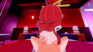 POV jebanje Yoko Littner, daje odličen titjob pred misijonskim creampiejem - Gurren Lagann hentai