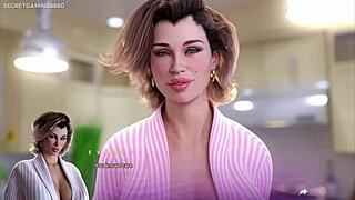 Поймал мачеху за мастурбацией и хочу трахнуть её сексуальное тело в Апокалюст 14 3D игре.