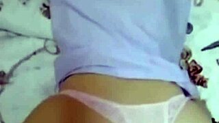 ว้าว! เจ้าหญิงเอเชียในสต็อกกิ้งดำโดนปอนด์หนัก