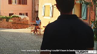 Ariana, la beauté française, maîtrise le sexe anal avec Tushy.