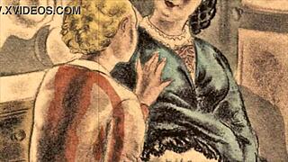 よぉ、このヴィンテージエロイラストを古いコミックからチェック