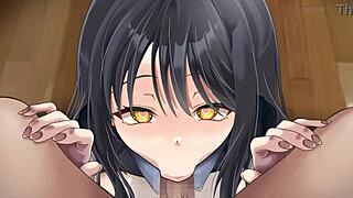 朱尼尔探索动漫风色情口交场景