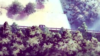 애니메이션 젊은 여자 손가락으로 세게 찌르고 미셔너리에서 깊이 박아대는 하드코어 장면