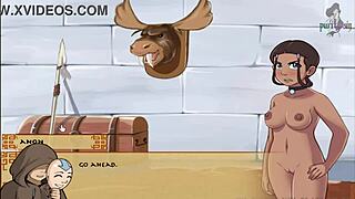 Yo, ponoření do Avatar: The Last Airbender Four Elements Trainer část 6 s epickou hentai akcí a velkými hnědými kozy