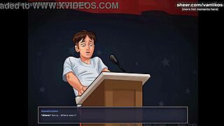 Horká blondýnka 18+ dostává masáž kozy veřejně v anime s focením velké prdele.