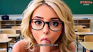 Мой доминирующий учитель одобрил мою плату, но требует что-то пошленькое взамен, Зара!