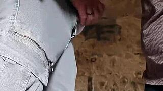 Ortaçağ köyünde teşhircilik ve sıcak seks