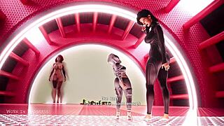 Видел ли ты гигантскую женщину, растущую в 3D анимации?